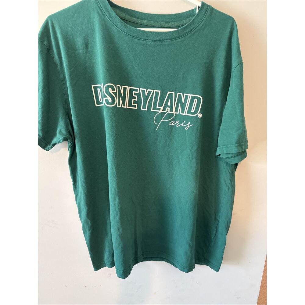 Men’s Disneyland Paris T Shirt Size XL Green